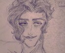 鉛筆絵を描きます なんでも好きなキャラクターを描きます イメージ1