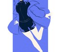 フラットデザインなキャライラストを描きます スマートフォンの壁紙やSNSアイコンなどにおすすめです！ イメージ5
