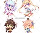 デフォルメ強め・かわいい萌え系のアイコン描きます アイコン / ヘッダーをご希望に合わせてお描きします！ イメージ7