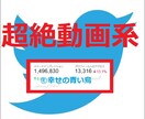 【★属性指定▶超絶動画系★】TwitterアカウントでCM情報拡散宣伝PR イメージ1