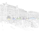 思い出の風景、憧れの風景を描きます 写真をもとにシンプルに、繊細に風景や人々を描きます イメージ6
