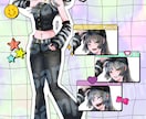 立ち絵イラスト制作します 【TRPG/創作/配信等】立ち絵イラストを制作いたします！ イメージ2