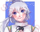 SNS利用等/5頭身↑キャラ ✱ アイコン描きます 『シンプル背景+キャラクター』 イメージ3