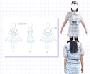 アイドルやコンカフェの衣装デザイン制作します かわいいオリジナル衣装のデザイン提案 イメージ9