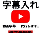 Youtube動画 字幕代行します YouTube動画に字幕入れませんか？ イメージ1