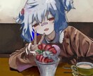 厚塗りで一枚絵描きます 二次利用/商用利用可！暗い絵が得意です！ イメージ3