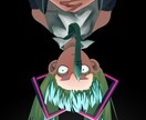 キャラデザ･イラスト作成、承ります 主にアナログ作品を描きますがデジタルでも可能です イメージ8