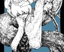 モノクロのイラストを描くことができます ボールペン画です！独特な線がかけます イメージ5