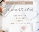 Instagram投稿文を作成します あなたらしさが伝わる文章をお届けします イメージ3