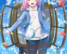 一枚絵イラストを描きます 動画用、ヘッダー、ゲーム、観賞用などに イメージ4