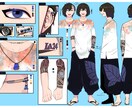 Vtuber向けLive2D用アバター製作承ります アバターの新規作成・アップデート等、キャラデザ〜パーツ分まで イメージ3