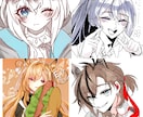観賞用やスチル、サムネにも！イラスト描きます キャラクターイラスト、サムネ、スチル、挿絵等が欲しい貴方に！ イメージ1