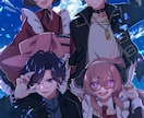 アイコンやサムネ等！可愛いイラスト描きます 可愛い女の子や10-20代の男の子が得意です！ イメージ2