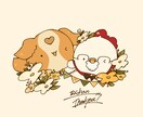 ほのぼの系やわらかいタッチでイラストを描きます 笑顔になるような温かい雰囲気にキャラクターの日常を描きます イメージ2