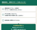 トレーナー向け献立表をPDFで作成できます お食事設計図｜聞き取りながら入力、PDFで渡せる イメージ1