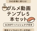 30秒動画テンプレ5本スクリプト＋ハッシュタグます 現役インフルアンサーがバズを狙えるものをまとめました！ イメージ1