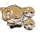 ザカザカ質感のSDキャラ即描きます スピード納品でもちもちSDキャラをご提供します！ イメージ2