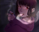 ゲームやSNS用アイコン描かせていただきます 可愛くてかっこいいキラキラした女の子が得意です！ イメージ1