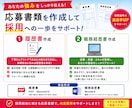 あなたの強みが伝わる！履歴書／職務経歴書作成します 経験の整理から文章作成まで。あなたの魅力が伝わる応募書類 イメージ2