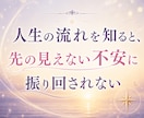 人生の流れを知り、不安を解消｜今の運気を鑑定します お悩みを聞いてうまくいかない理由・動くタイミングをアドバイス イメージ3