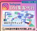 インスタDM集客　営業代行を致します 集客費用を抑えたい方必見！プロのDM営業代行でアプローチ イメージ1