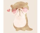 かわいくやさしい動物の水彩風イラスト描きます 挿絵やキャラクターデザインなど実績多数！挿絵やアイコンにも◎ イメージ4