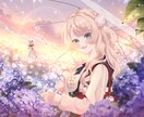 商用利用◎雰囲気あるイラストを制作します オリキャラ/Vtuber様/歌い手様/配信者様/等に！ イメージ4