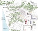 寺や神社の境内図制作します 印刷物やホームページなどに使用するお寺や神社の境内図を制作 イメージ5