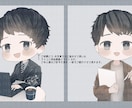 繊細で温かみのある絵柄のアイコン等をお描きします 表情違いと合わせて2種類セットで納品いたします イメージ2