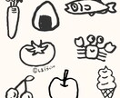 世界にひとつだけの、ゆるかわな絵を描きます 抜け感ある「線画」で小洒落た印象に!! イメージ2