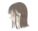 3日で！アイコンを描きます 《今だけ半額》シンプルな横顔イラストお描きします❀·° イメージ5