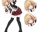 商用利用込！かわいい女の子描きます 急いでいる方必見！最短3日程度で納品できます！ イメージ2