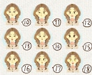 表情3つ付き☆水彩塗りの可愛いイラスト描きます ♪ 27種から選べる表情でSNSやブログを華やかに☆ イメージ5