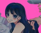 本家に寄せたタッチで歌ってみたサムネイル描きます 書き下ろしも大歓迎！貴方が求めるサムネイルをつくります！ イメージ4