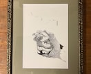 一点もの手描き額装済みアートを創作いたします 細いサインペンを使用した精密画を得意としております！ イメージ6