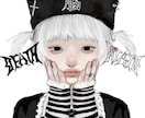 個性的なイラスト作成します オプションの金額変更なし、ラフ、修正無制限です イメージ1