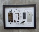 携帯分解アートテンプレート販売｜商用利用OKます 本物の携帯分解写真を使ったリアルなアートテンプレート イメージ7