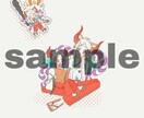 シンプルで淡い色合いの人物イラストを描きます アイコン 壁紙 プレゼント ウェルカムボードなど用途なんでも イメージ5