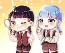 ミニキャライラストを制作します どんな用途にもピッタリ!活動者様など、立ち絵が必要な方へ イメージ3