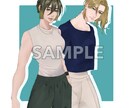 キャラクター立ち絵、アイコンイラストを作成します 表情差分、ポーズ差分等柔軟に対応いたします！ イメージ3