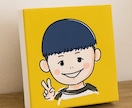 優しくポップな似顔絵シンプルでもそっくりに描きます カップル夫婦お子さんの似顔絵。プレゼントやインテリアに！ イメージ1