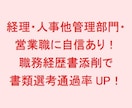 書類選考通過率UP！職務経歴書添削・修正します 基本料金のみで完結！選考通過率40%の現役エージェントが対応 イメージ2