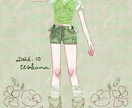 おしゃれな女の子の全身イラストを描きます 好きなお洋服を、もっと特別に。 イメージ6