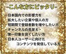 You Tube日本人登録者を増やします 登録者増加で注目度をアップしませんか？ イメージ3