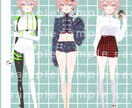IRIAMU・TRPG・立ち絵・一枚絵承ります 立ち絵・サムネ・グッズ等のイラストを描かせてください！ イメージ3