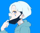 SNS用のアイコンイラスト描きます SNS用のアイコンイラストを描かせて頂きます！ イメージ5