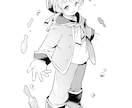 漫画のようなモノクロイラスト制作します 漫画化したような魅力的なモノクロイラストを描きます イメージ4