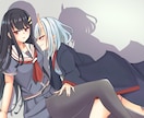 アニメ系の女の子イラスト制作いたします ゲームの立ち絵や小説の表紙など用途に合わせてご相談ください イメージ4