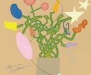 フライヤーなどのアートワークを制作します 点描で絵を描いています！フライヤー実績有り イメージ1