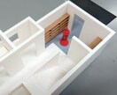 ３Dプリンターでの建築模型を製作いたします 基礎部と躯体部は色分けできます イメージ4